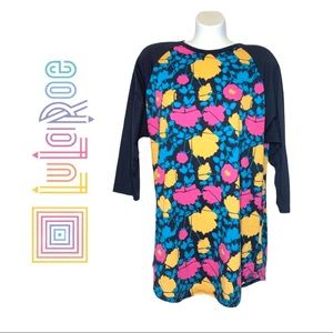 Lularoe Black Floral Shirt